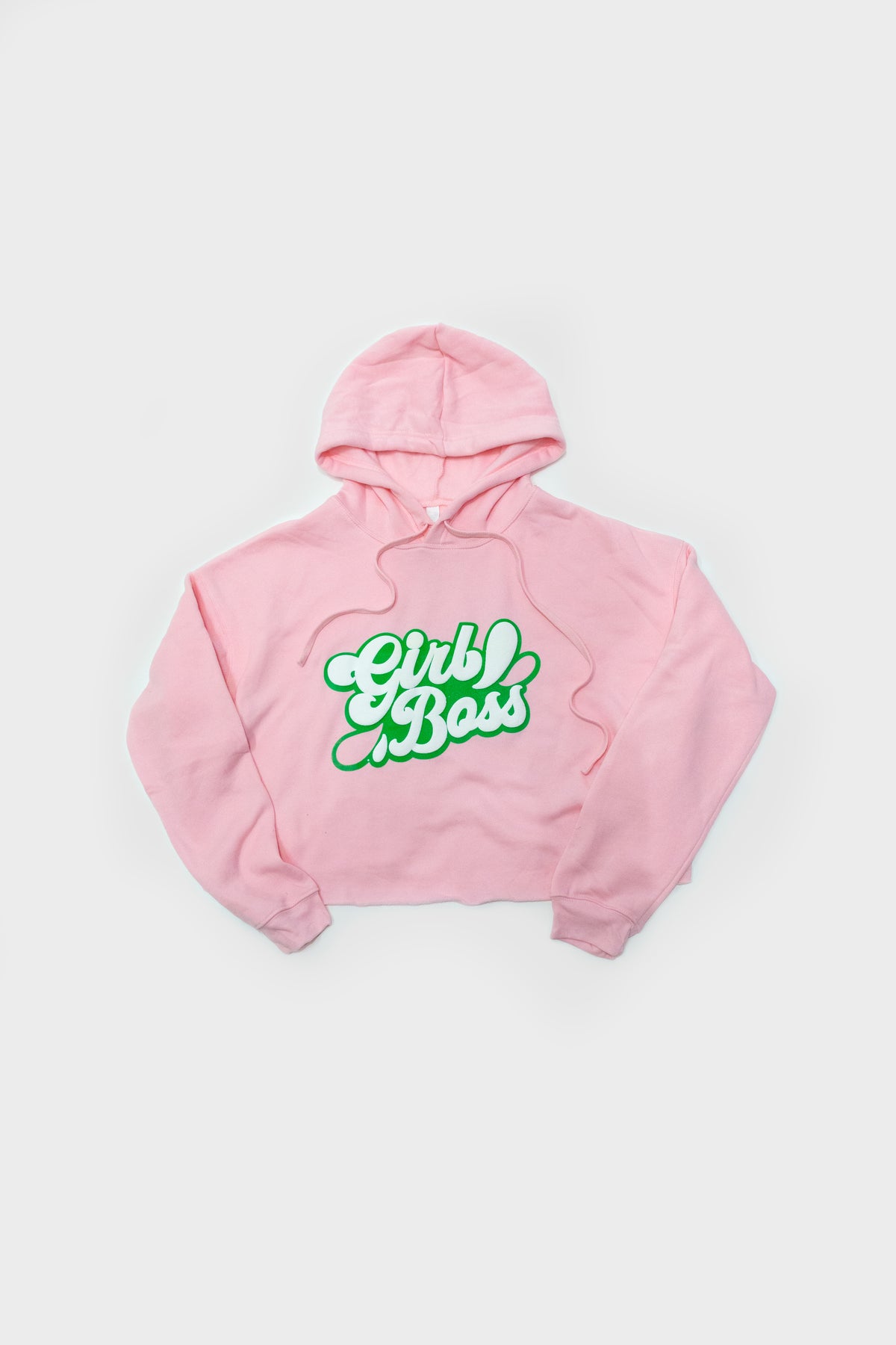 Girl Boss Cropped Hoodie - 001