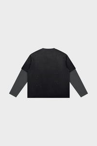 Observer Distressed LS Tee - 001