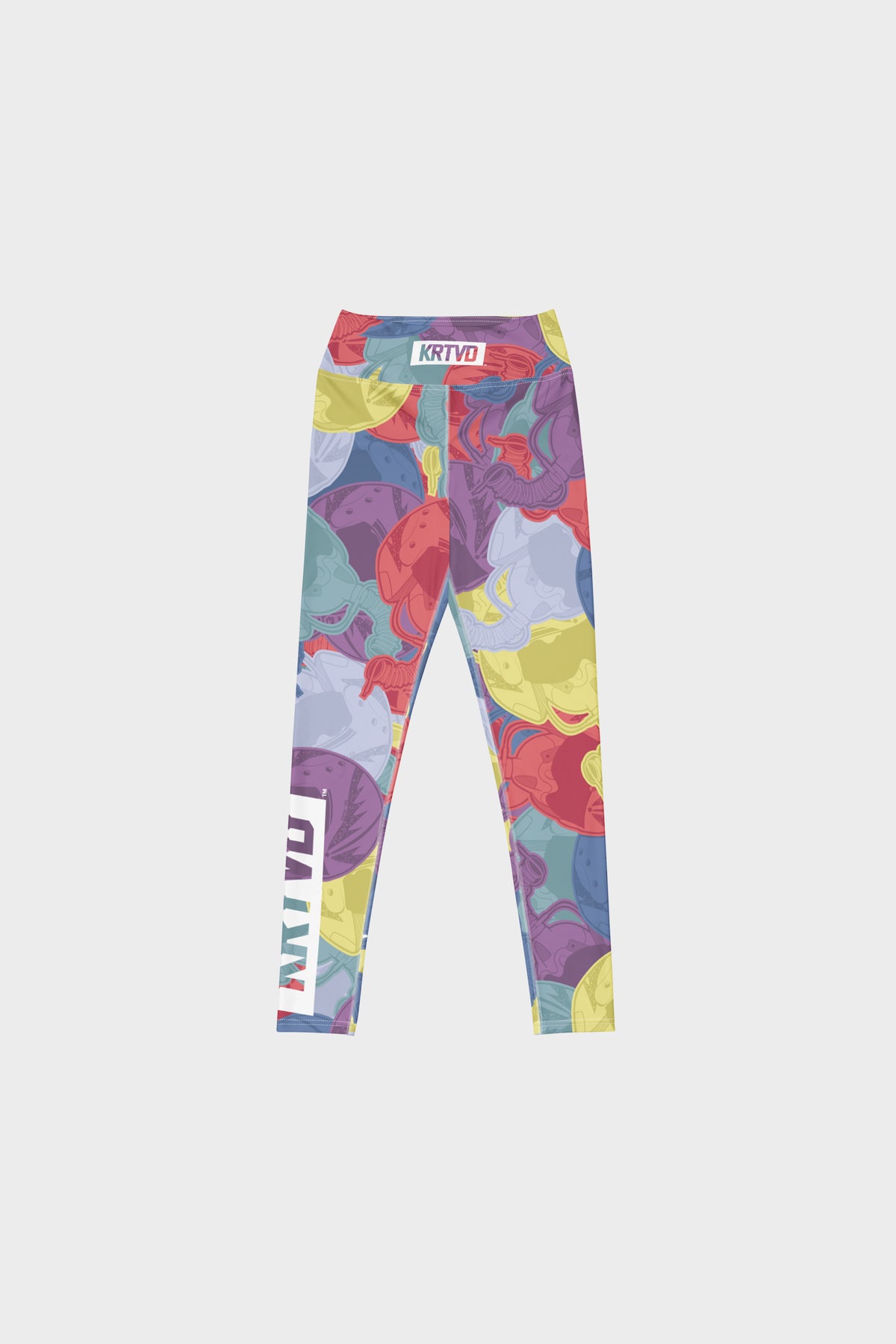 Space Camo Yoga Leggings - 001