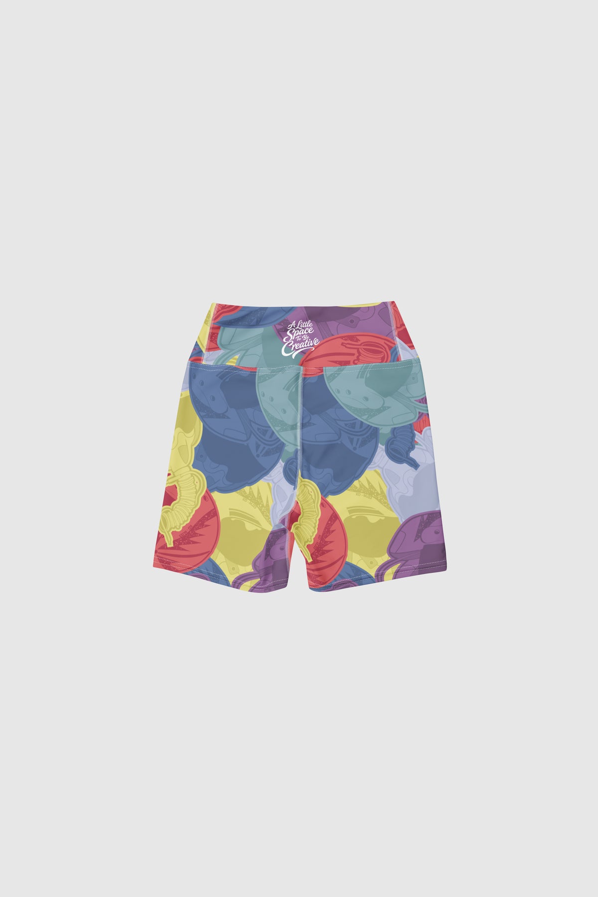 Space Camo Yoga Shorts