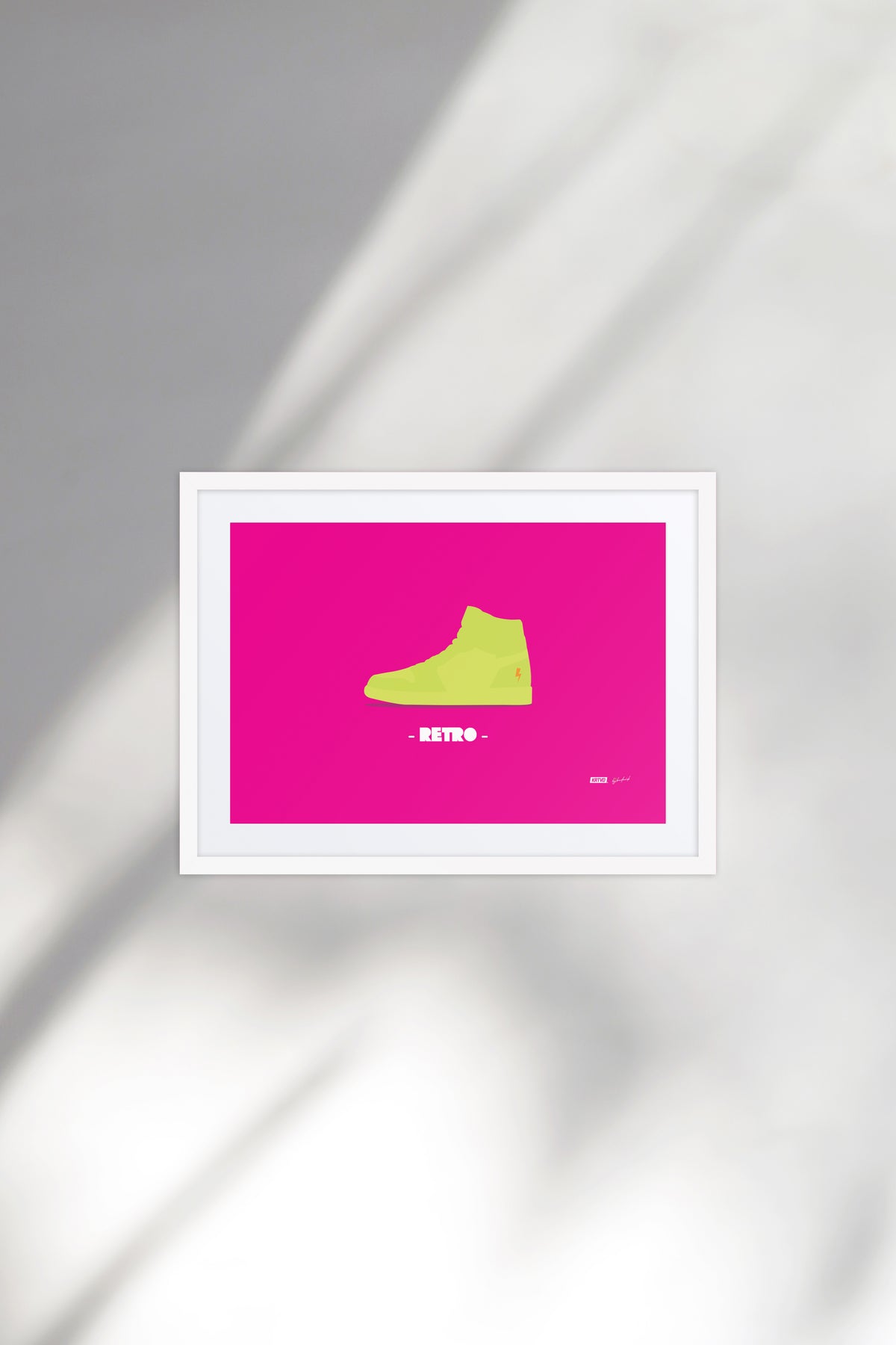 Billboard Sneaker Art Poster - A1003