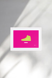 Billboard Sneaker Art Poster - A1003