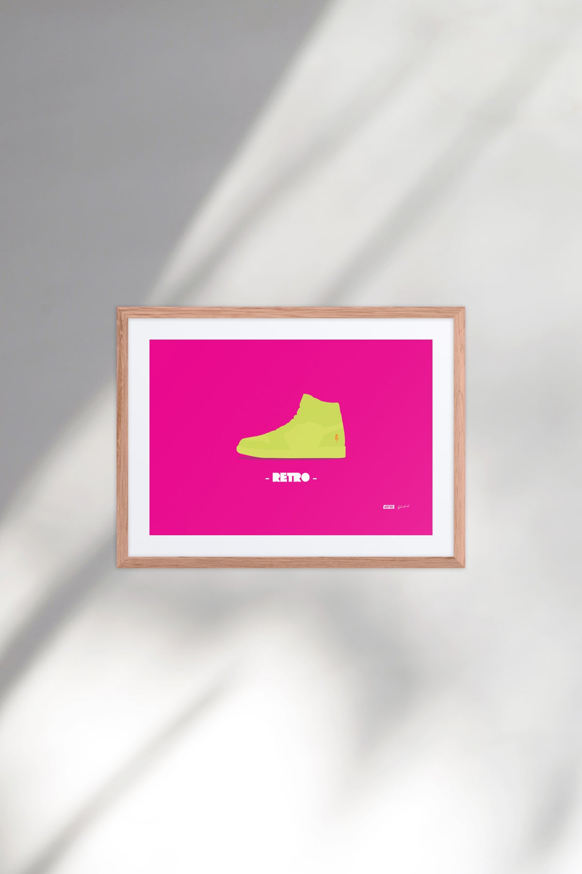Billboard Sneaker Art Poster - A1003