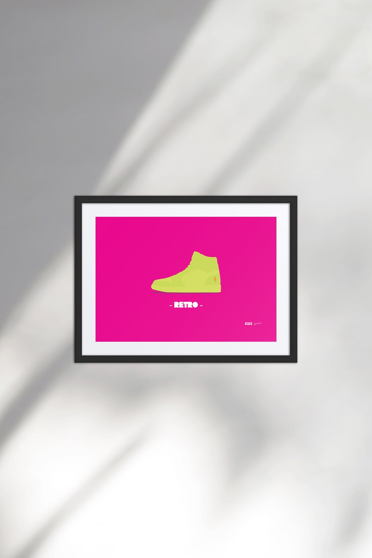 Billboard Sneaker Art Poster - A1003