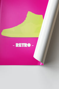 Billboard Sneaker Art Poster - A1003