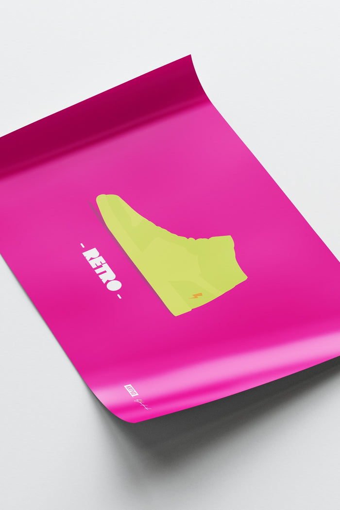 Billboard Sneaker Art Poster - A1003