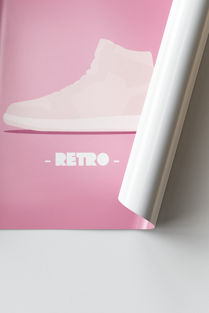 Billboard Sneaker Art Poster - A1006
