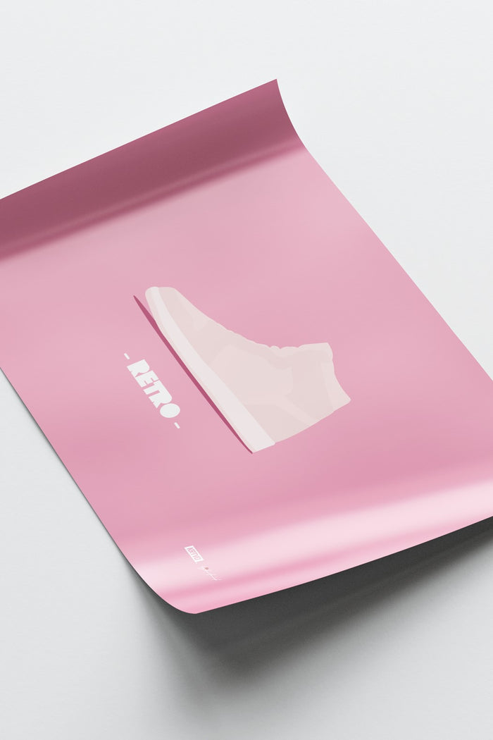 Billboard Sneaker Art Poster - A1006