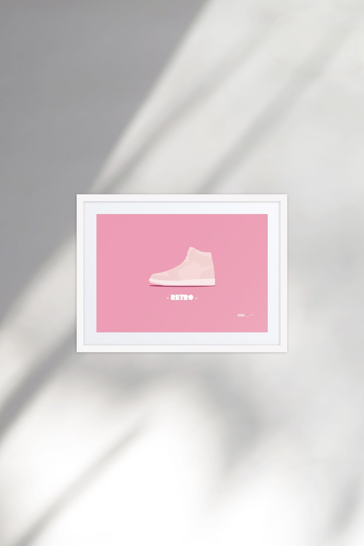 Billboard Sneaker Art Poster - A1006