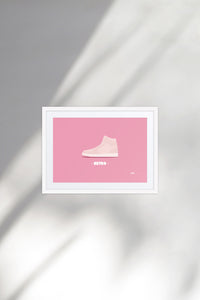 Billboard Sneaker Art Poster - A1006