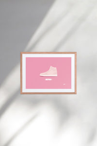 Billboard Sneaker Art Poster - A1006