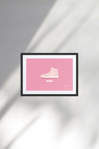 Billboard Sneaker Art Poster - A1006