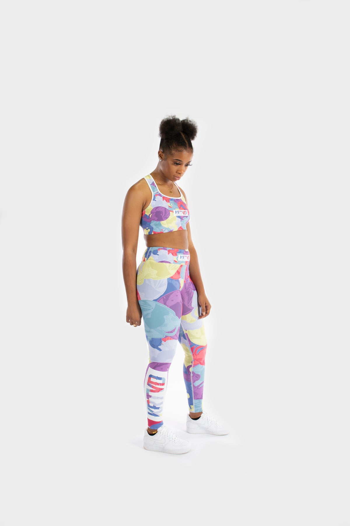 Space Camo Yoga Leggings - 001